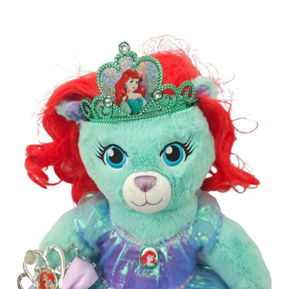 Build A Bear Disney Princess Ariel Limited Edition 17" Plush Scepter Crown Gown - Picture 14 of 16